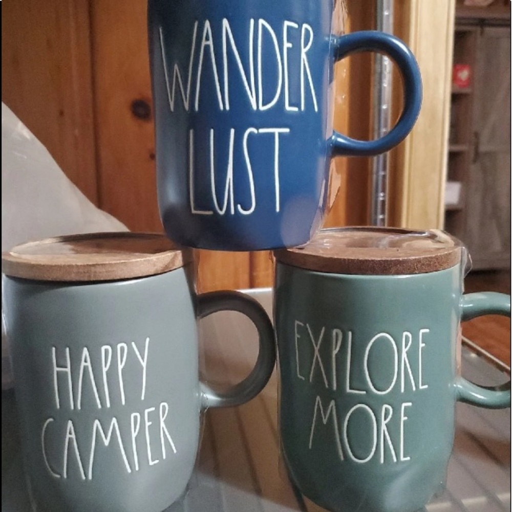Rae Dunn Wonder Lust, Happy Camper, & Expl…